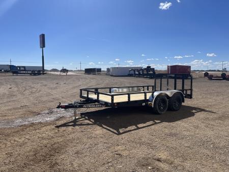 New 2027 PJ 83"x14' Tandem Axle Utility Trailer - UL