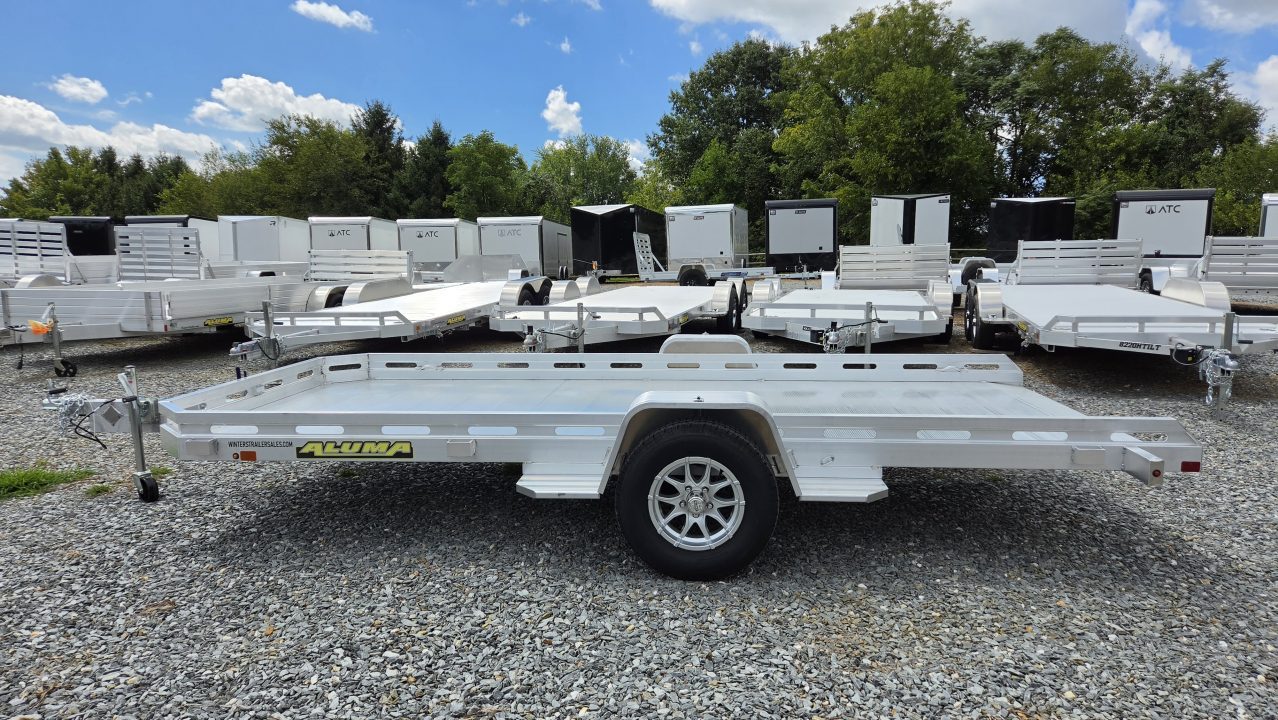 New 2027 Aluma 78X14S TILT Utility Trailer