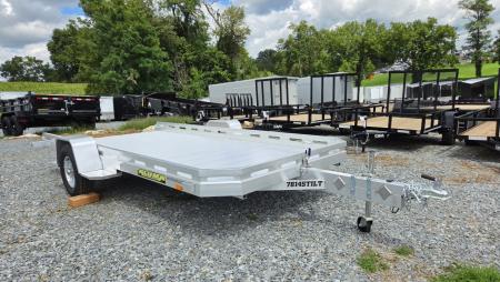 New 2027 Aluma 78X14S TILT Utility Trailer