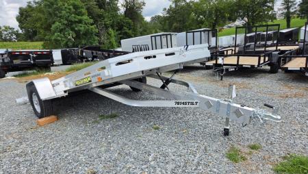 New 2027 Aluma 78X14S TILT Utility Trailer