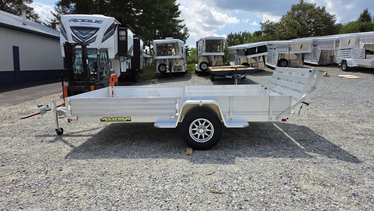 New 2027 Aluma 81"X12S-R-BT-SR Utility Trailer