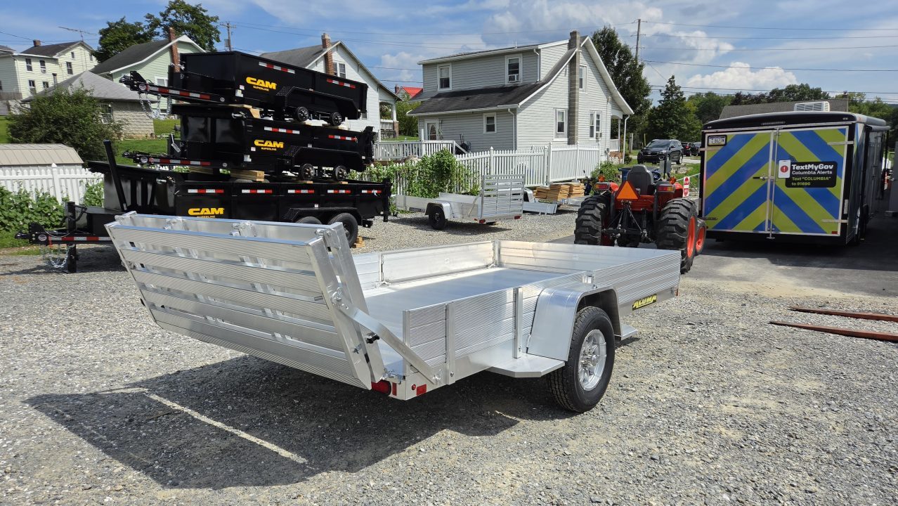 New 2027 Aluma 81"X12S-R-BT-SR Utility Trailer