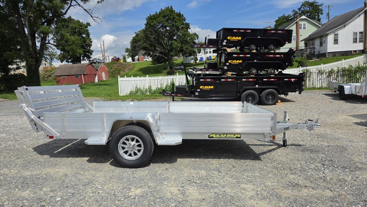 New 2027 Aluma 81"X12S-R-BT-SR Utility Trailer