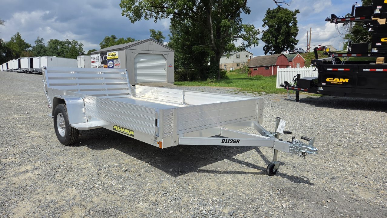 New 2027 Aluma 81"X12S-R-BT-SR Utility Trailer