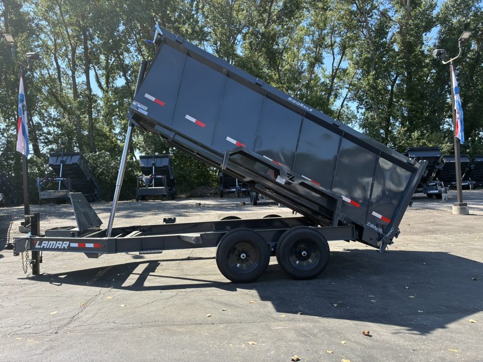 New 2027 Lamar Trailers 83"x14' -14K Telescopic Dump Trailer