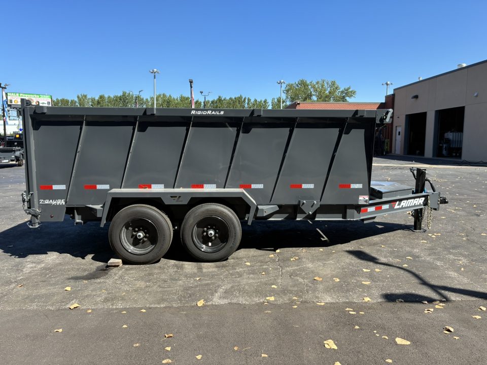 New 2027 Lamar Trailers 83"x14' -14K Telescopic Dump Trailer