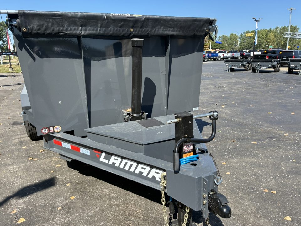 New 2027 Lamar Trailers 83"x14' -14K Telescopic Dump Trailer