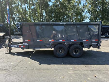 New 2027 Lamar Trailers 83"x14' -14K Telescopic Dump Trailer