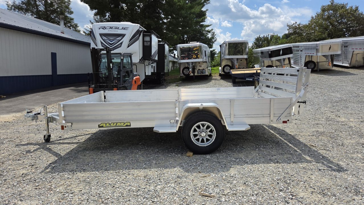 New 2027 Aluma 81"X12S-R-BT-SR Utility Trailer
