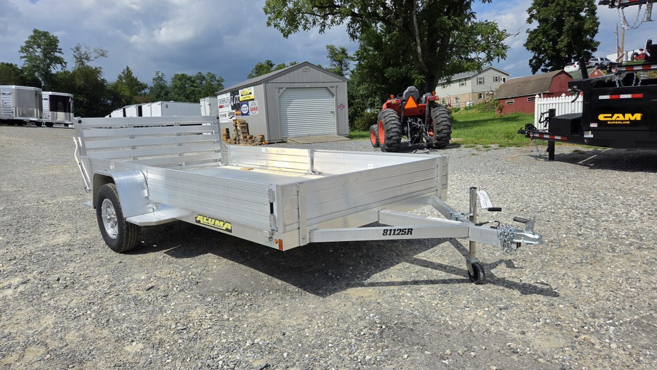 New 2027 Aluma 81"X12S-R-BT-SR Utility Trailer