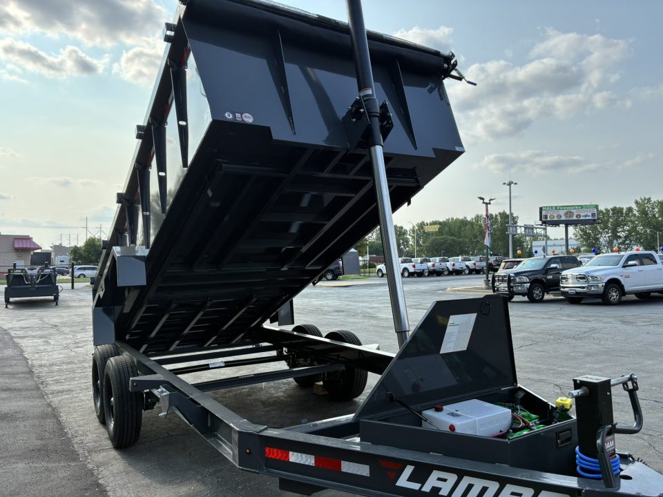 New 2027 Lamar Trailers 83"x16'-14K Telescopic Dump Trailer