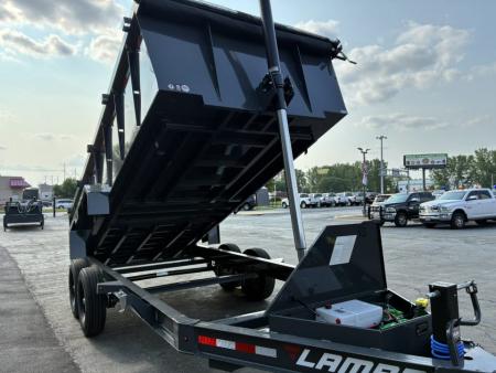 New 2027 Lamar Trailers 83"x16'-14K Telescopic Dump Trailer