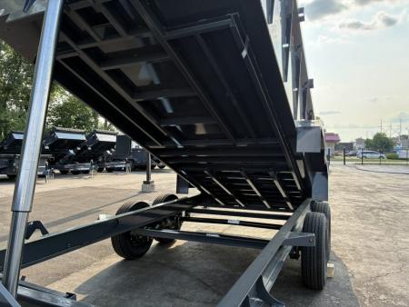 New 2027 Lamar Trailers 83"x16'-14K Telescopic Dump Trailer