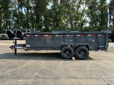 New 2027 Lamar Trailers 83"x16'-14K Telescopic Dump Trailer