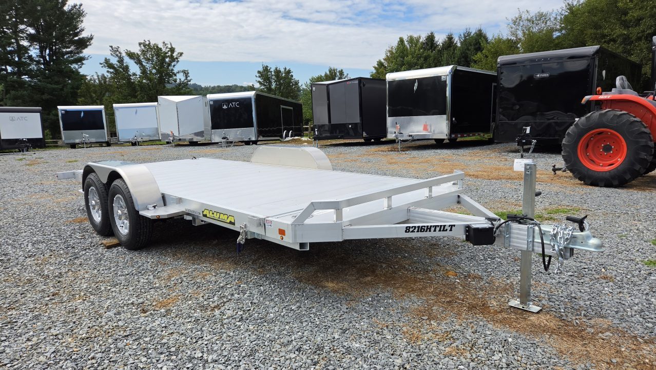 New 2027 Aluma 8216HTILT Car Hauler