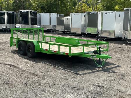 New 2024 Gorilla Trailers 6'10  x 16' Tandem Axle Utility Utility Trailer
