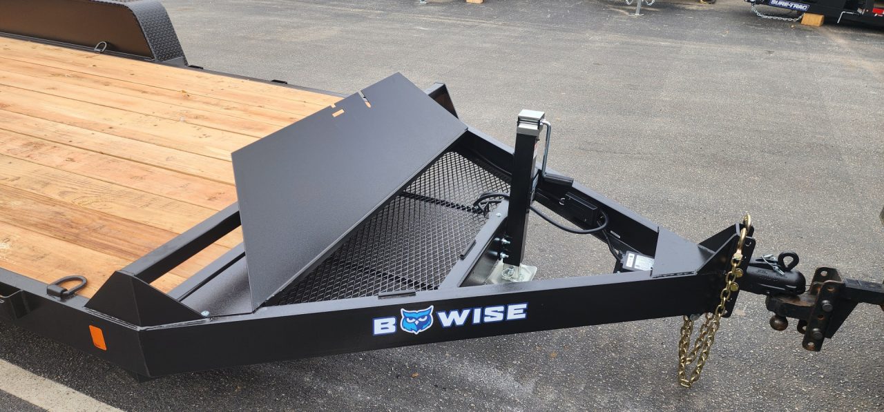 New 7 x 16 EH10 BWISE Implement Equipment Trailer 10k**HAMMERTONE BLACK