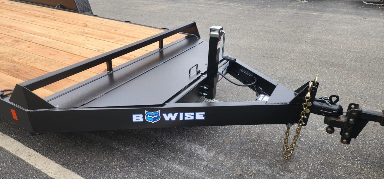 New 7 x 16 EH10 BWISE Implement Equipment Trailer 10k**HAMMERTONE BLACK