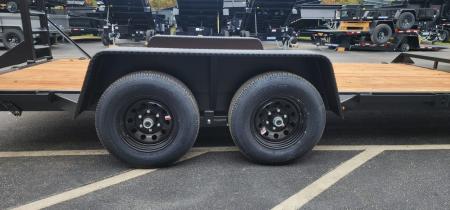 New 7 x 16 EH10 BWISE Implement Equipment Trailer 10k**HAMMERTONE BLACK