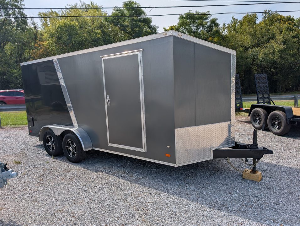 Used 2018 Covered Wagon Trailers CW7X16TA2 Cargo / Enclosed Trailer