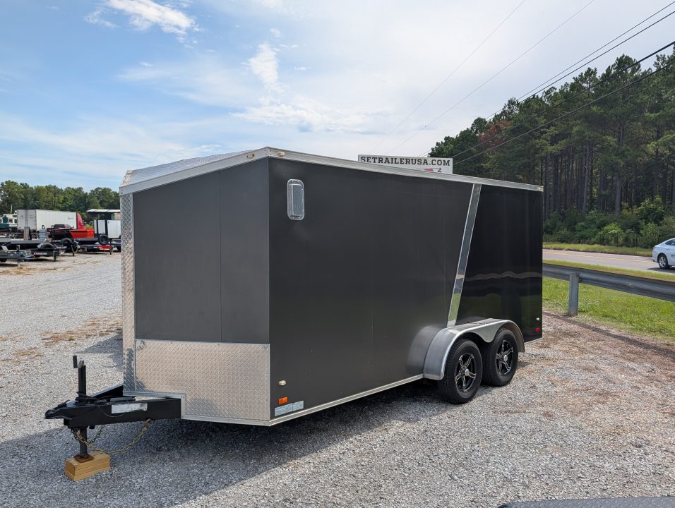 Used 2018 Covered Wagon Trailers CW7X16TA2 Cargo / Enclosed Trailer