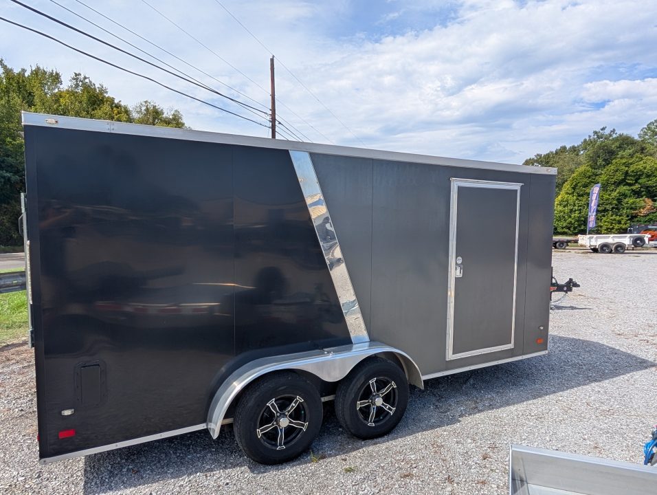 Used 2018 Covered Wagon Trailers CW7X16TA2 Cargo / Enclosed Trailer