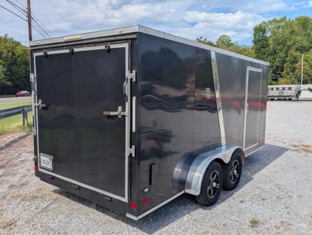 Used 2018 Covered Wagon Trailers CW7X16TA2 Cargo / Enclosed Trailer