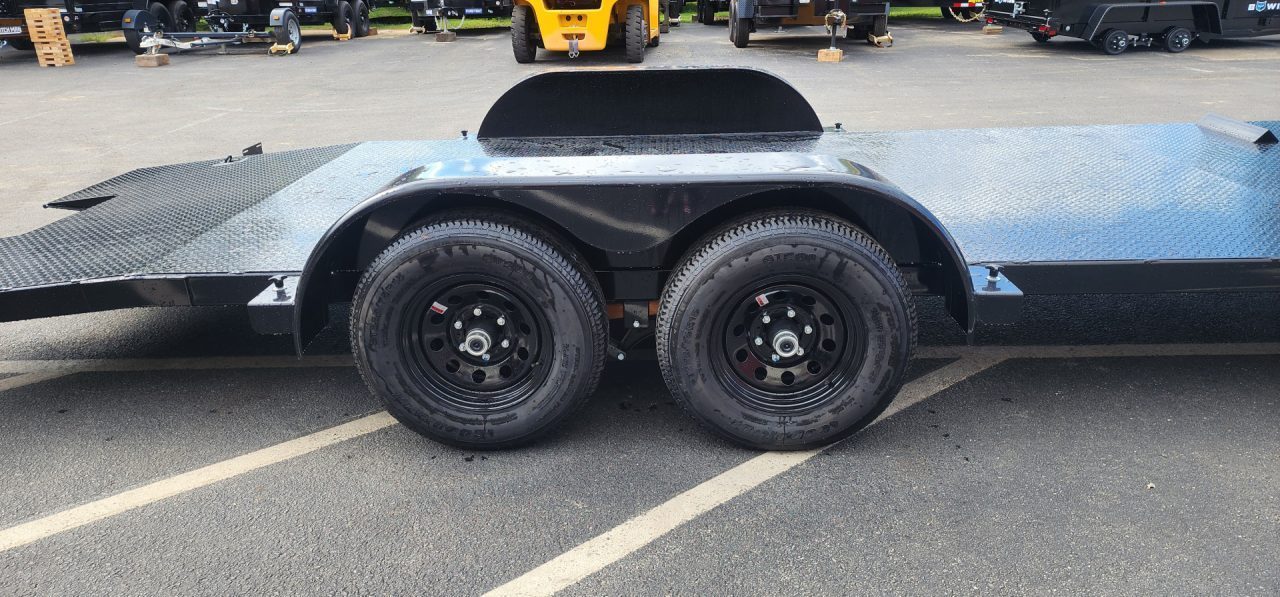 New 7 x 20 BWISE Hydraulic Tilt Bed Car Hauler Car / Racing Trailer 10k