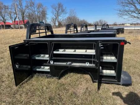 New 2025 Legend X Truck Beds Titan Service Body: Fits 17+ Ford & 22+ Dodge Single Wheel Long Beds Service Bodies