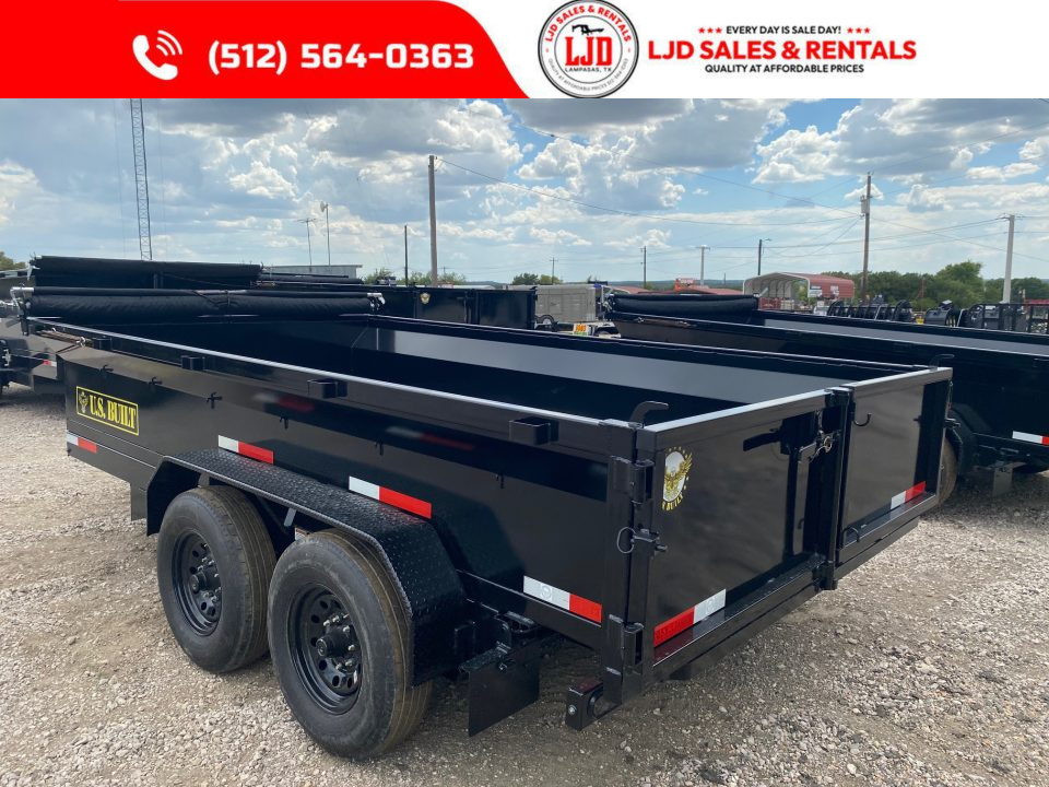 New 2026 US Built - 7' X 14' 2' -Tarp - Ramps - 14K Dump Trailer