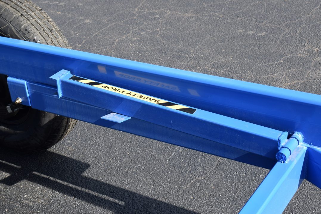 New GRIFFIN 7x14 14K DUMP TRAILER w/ TELESCOPING CYLINDER BLUE