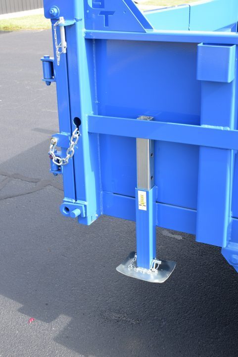 New GRIFFIN 7x14 14K DUMP TRAILER w/ TELESCOPING CYLINDER BLUE
