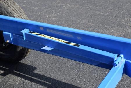 New GRIFFIN 7x14 14K DUMP TRAILER w/ TELESCOPING CYLINDER BLUE