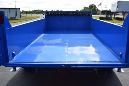 New GRIFFIN 7x14 14K DUMP TRAILER w/ TELESCOPING CYLINDER BLUE