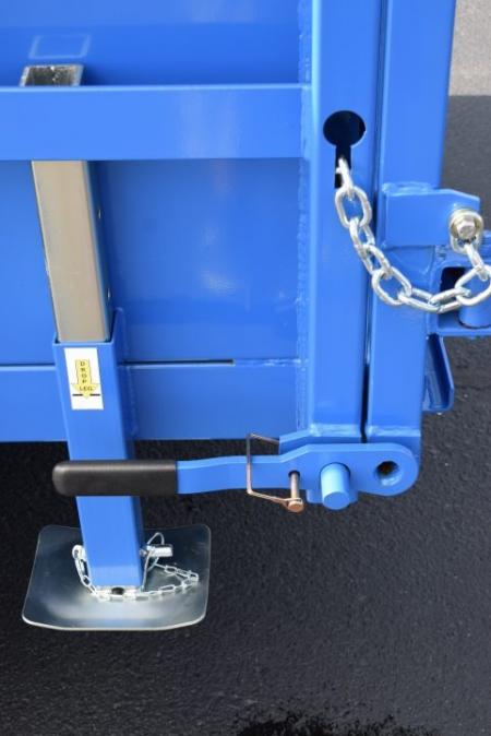 New GRIFFIN 7x14 14K DUMP TRAILER w/ TELESCOPING CYLINDER BLUE