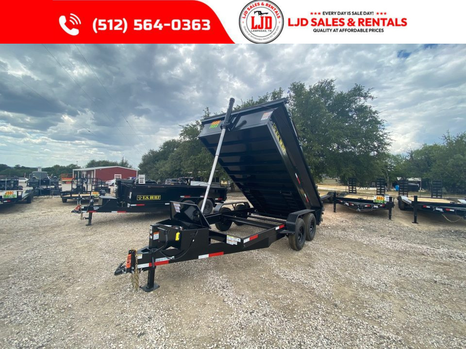 New 2026 US Built - 7' X 14' 2' -Tarp - Ramps - 14K Dump Trailer