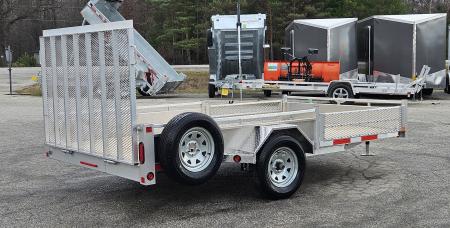 New 80  X 12' ALUMINUM TRIUMPH UTILITY TRAILER SINGLE AXLE SPARE INCLUDED 2025