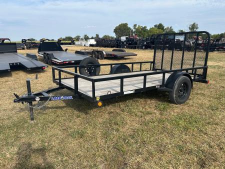 Used 2024 Load 77x12 Single Axle Utility w/ 4' Ramp Gate & Spare Tire