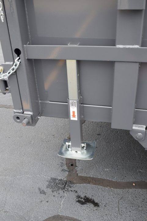 New GRIFFIN 7x14 14K DUMP TRAILER w/ TELESCOPING CYLINDER GREY