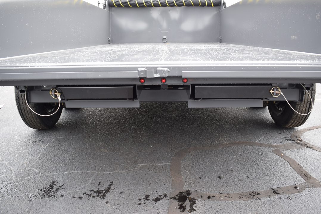 New GRIFFIN 7x14 14K DUMP TRAILER w/ TELESCOPING CYLINDER GREY