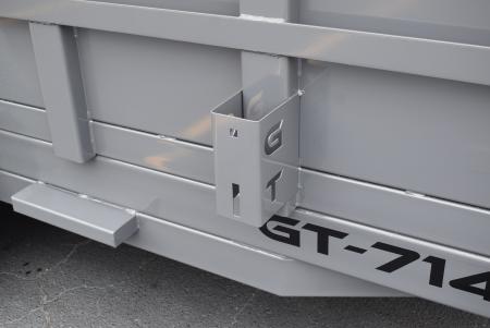 New GRIFFIN 7x14 14K DUMP TRAILER w/ TELESCOPING CYLINDER GREY