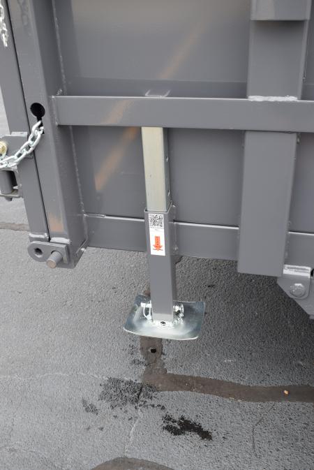 New GRIFFIN 7x14 14K DUMP TRAILER w/ TELESCOPING CYLINDER GREY