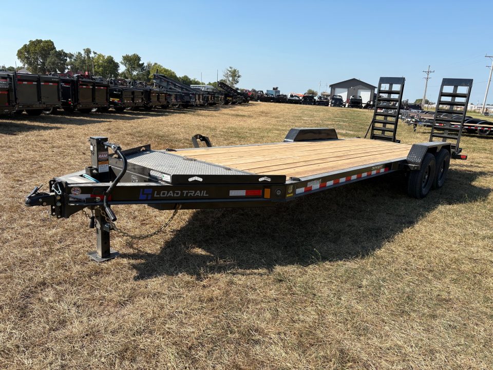 New 2027 Load Trail 83x22 Tandem 14K Equipment Trailer W/ Stand Up Ramps