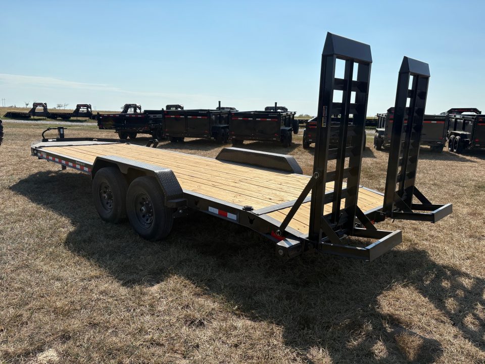 New 2027 Load Trail 83x22 Tandem 14K Equipment Trailer W/ Stand Up Ramps