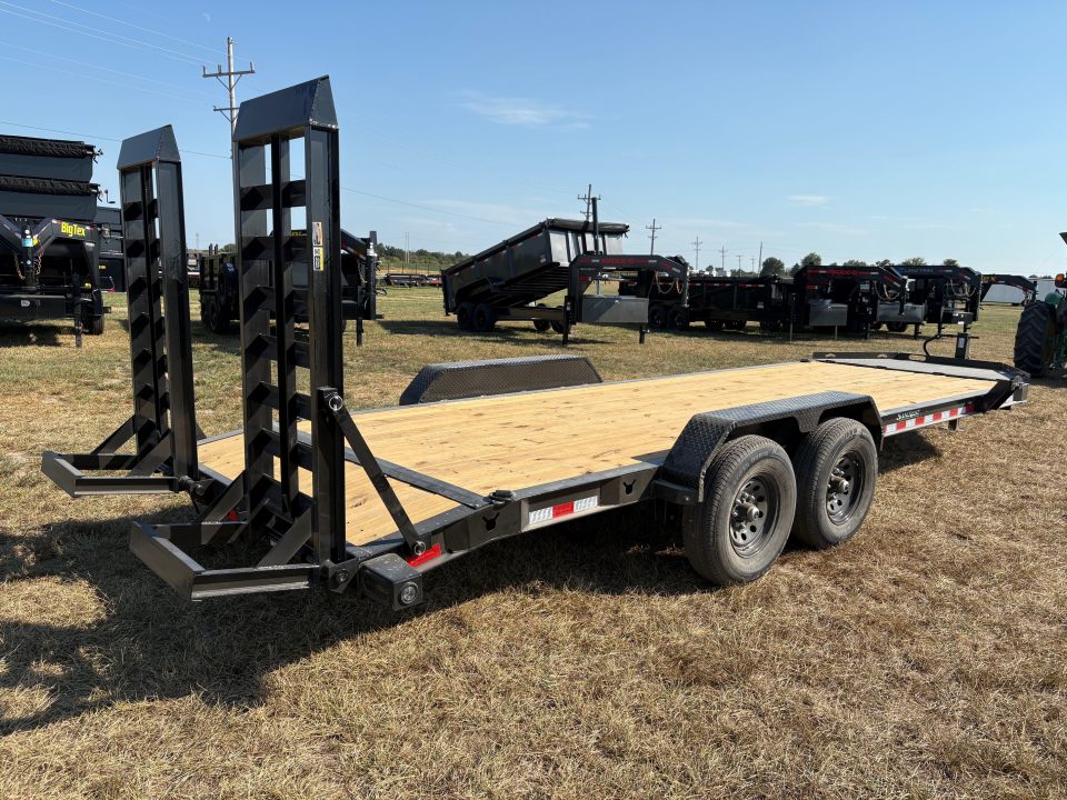 New 2027 Load Trail 83x22 Tandem 14K Equipment Trailer W/ Stand Up Ramps