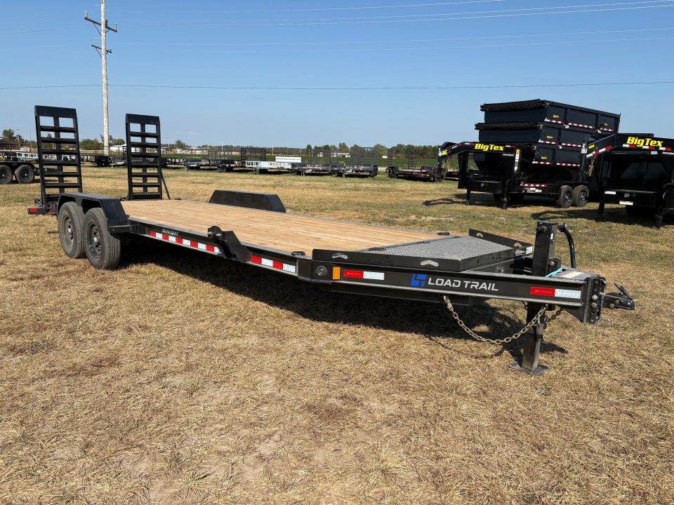 New 2027 Load Trail 83x22 Tandem 14K Equipment Trailer W/ Stand Up Ramps