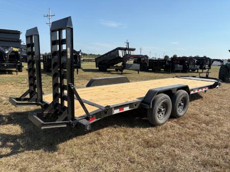 New 2027 Load Trail 83x22 Tandem 14K Equipment Trailer W/ Stand Up Ramps