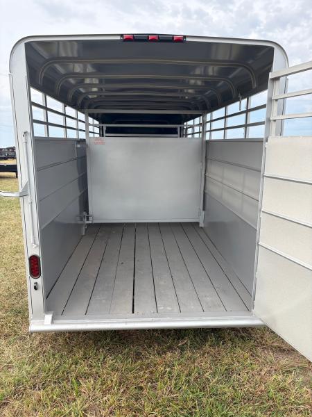 New 2026 Calico 6x16 Tandem 7K GN Stock Trailer W/ 1 Cut Gate