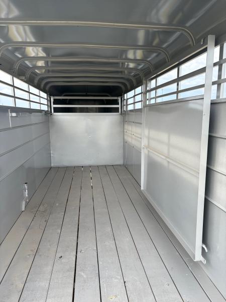 New 2026 Calico 6x16 Tandem 7K GN Stock Trailer W/ 1 Cut Gate