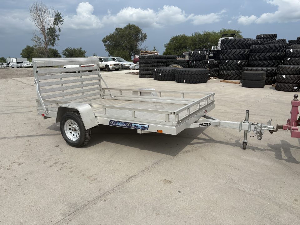 Used 2018 Aluma 7810ES Utility Trailer
